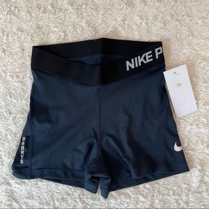 Dark Blue Nike Pro Spandex Shorts